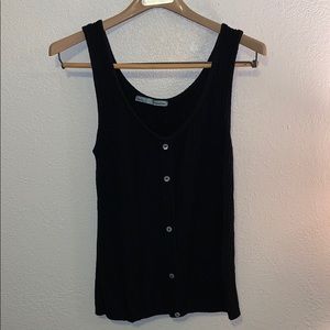Black sweater tank
